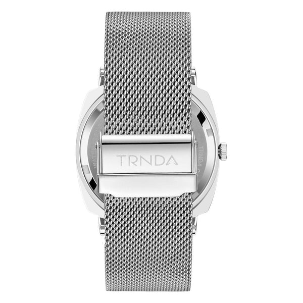 Trnda Men's Stainless Steel Watch, Silver Mesh Band | Trnda-S45m by i-watch