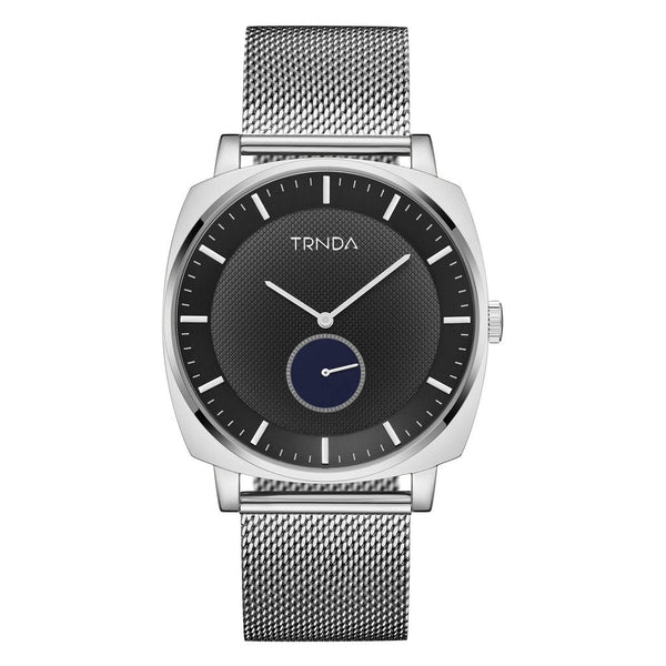 Trnda Men's Silver Stainless Steel Watch, Grey Dial | Trnda-045ss by i-watch