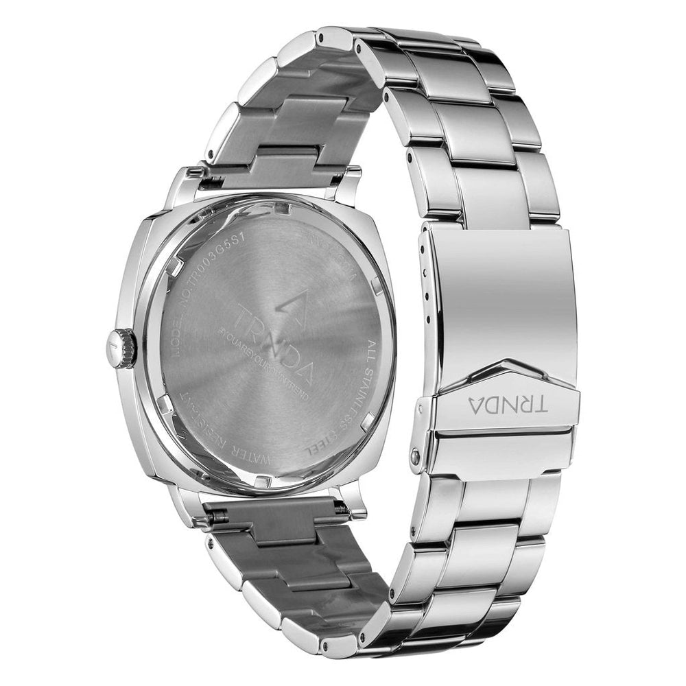 Trnda Men's Stainless Steel Watch, Blue Dial | Trnda-45mm by i-watch