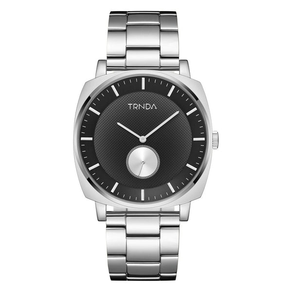 Trnda Men's Stainless Steel Watch, Gradient Dark Grey Dial | Trnda-Sq45 by i-watch