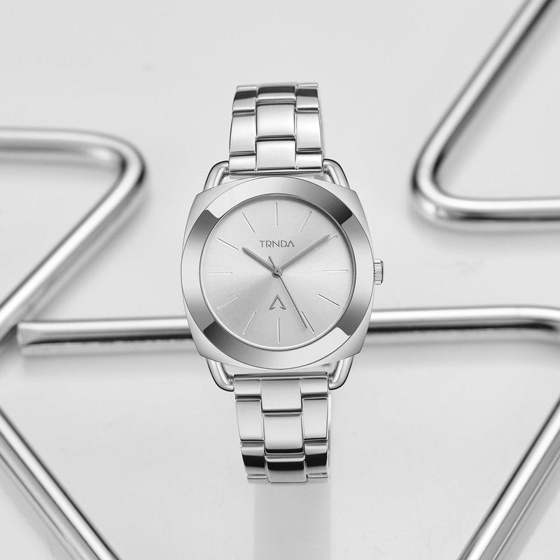 Trnda Women's Stainless Steel Watch, Silver Dial | Trnda-Ss35 by i-watch