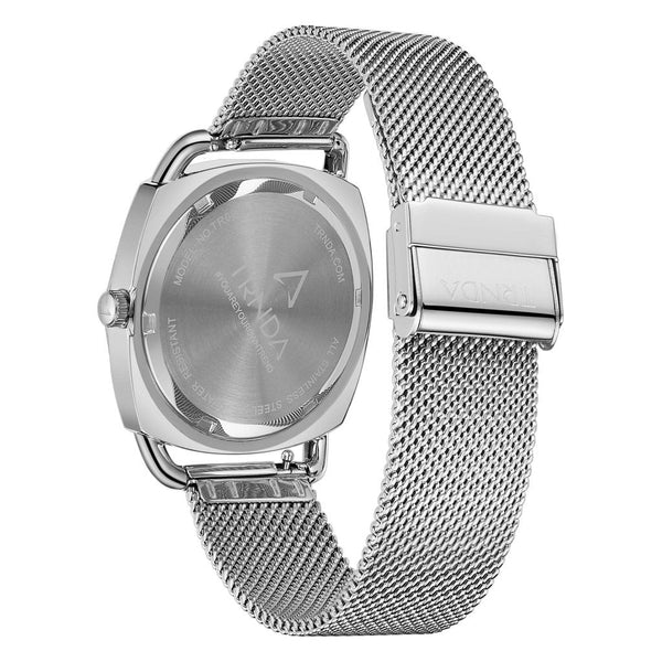 Trnda Women's Stainless Steel Watch, Silver Mesh Band | Trn-35.8s by i-watch