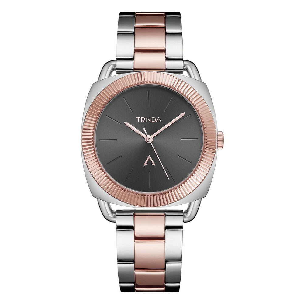 Trnda Women's Stainless Steel Watch, Two Tone Silver-Rose Gold | Trn-Wch-001 by i-watch