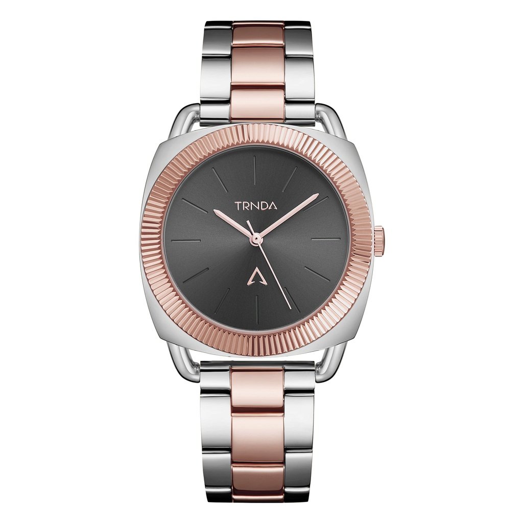 Trnda Women's Stainless Steel Watch, Two Tone Silver-Rose Gold | Trn-Wch-001 by i-watch