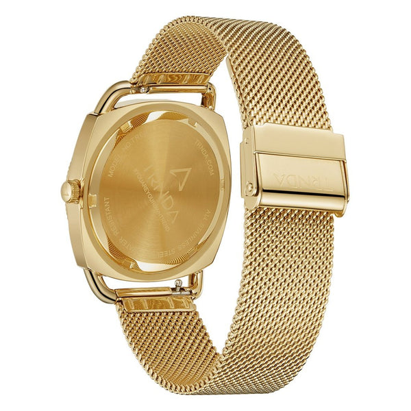 Trnda Women's Watch With Gold Stainless Steel Case And Gold Stainless Steel Band by i-watch