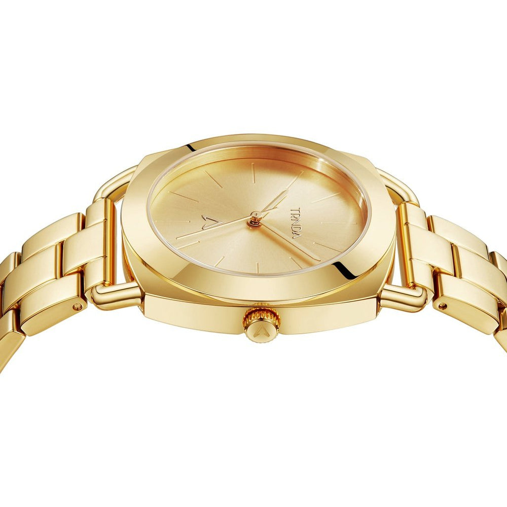 Trnda Women's Gold Stainless Steel Watch, Unique Dial | Trnda35.8 by i-watch
