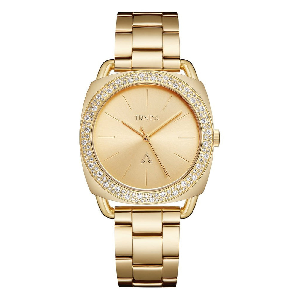 Trnda Women's Gold Stainless Steel Watch, Gold Dial | Trnda35.8 by i-watch