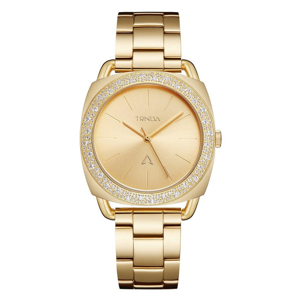 Trnda Women's Gold Stainless Steel Watch, Gold Dial | Trnda35.8 by i-watch