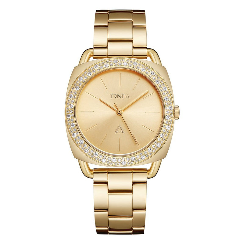 Trnda Women's Gold Stainless Steel Watch, Gold Dial | Trnda35.8 by i-watch
