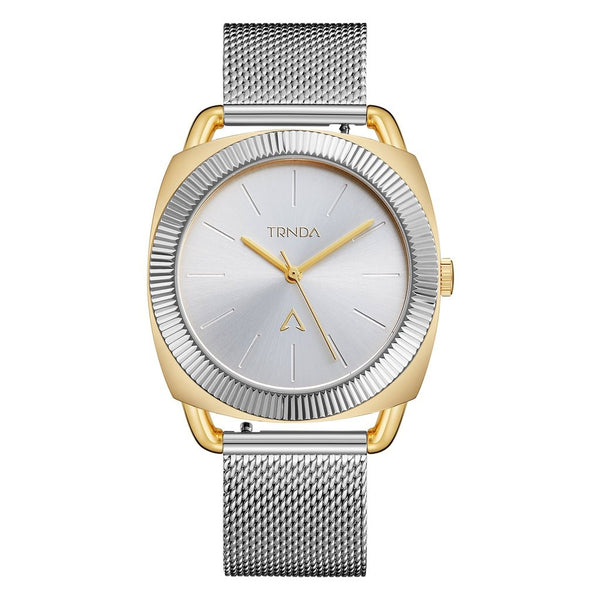 Trnda Women's Gold Stainless Steel Watch, Silver Dial | Trn-35.8-Sm by i-watch