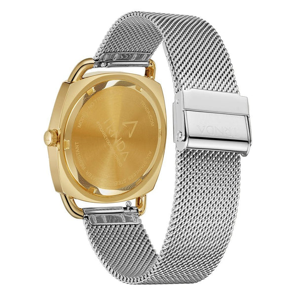 Trnda Women's Gold Stainless Steel Watch, Silver Dial | Trn-35.8-Sm by i-watch