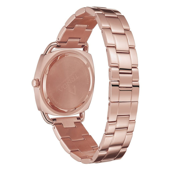 Trnda Women's Rose Gold Stainless Steel Watch, Round Dial | Trn-001 by i-watch