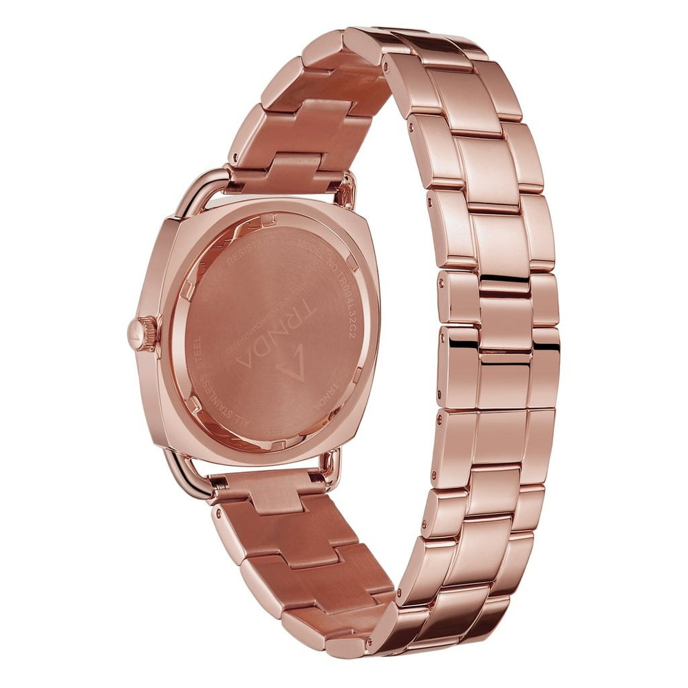 Trnda Women's Rose Gold Stainless Steel Watch, Round Dial | Trnda-001 by i-watch