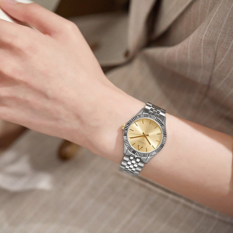 Trnda Women's Stainless Steel Watch, Gold Dial | Tr32mm by i-watch
