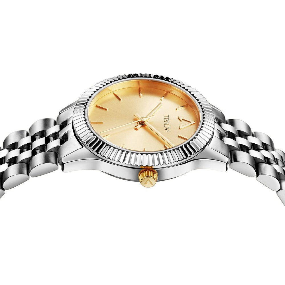 Trnda Women's Stainless Steel Watch, Gold Dial | Tr32mm by i-watch