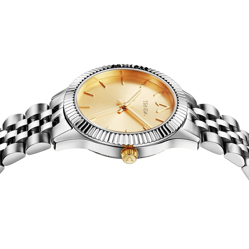 Trnda Women's Stainless Steel Watch, Gold Dial | Tr32mm by i-watch