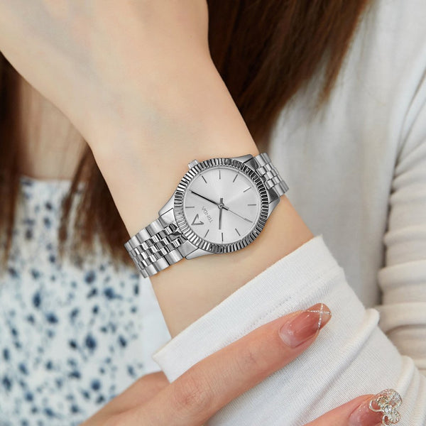 Trnda Women's Stainless Steel Watch, Silver Dial | Tr32mmss by i-watch