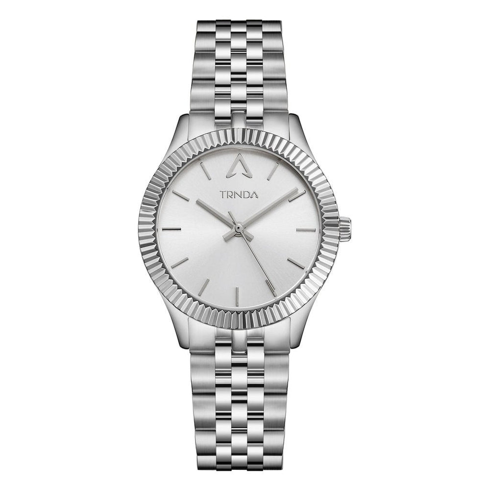 Trnda Women's Stainless Steel Watch, Silver Dial | Tr32mmss by i-watch