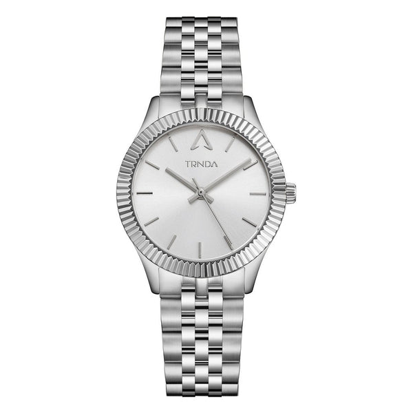 Trnda Women's Stainless Steel Watch, Silver Dial | Tr32mmss by i-watch