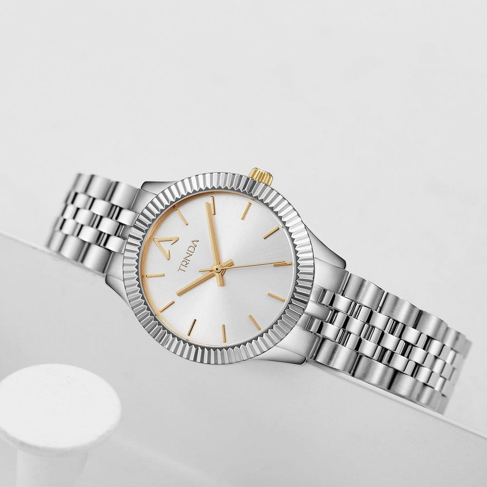 Trnda Women's Stainless Steel Watch, Silver Dial | Trnda-S32mm by i-watch