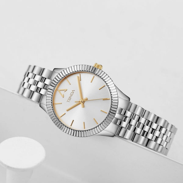 Trnda Women's Stainless Steel Watch, Silver Dial | Trnda-S32mm by i-watch