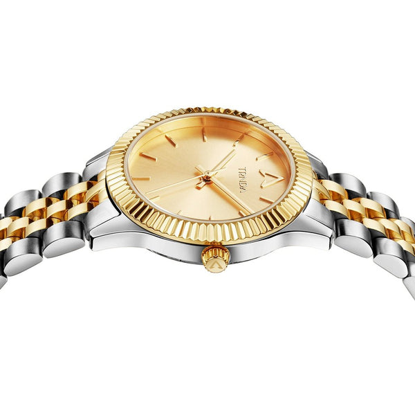 Trnda Women's Stainless Steel Watch, Gold Dial | Tr32ssg by i-watch