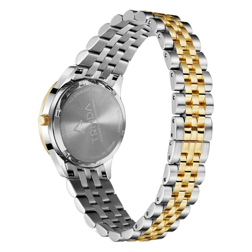 Trnda Women's Stainless Steel Watch, Gold Dial | Tr32ssg by i-watch