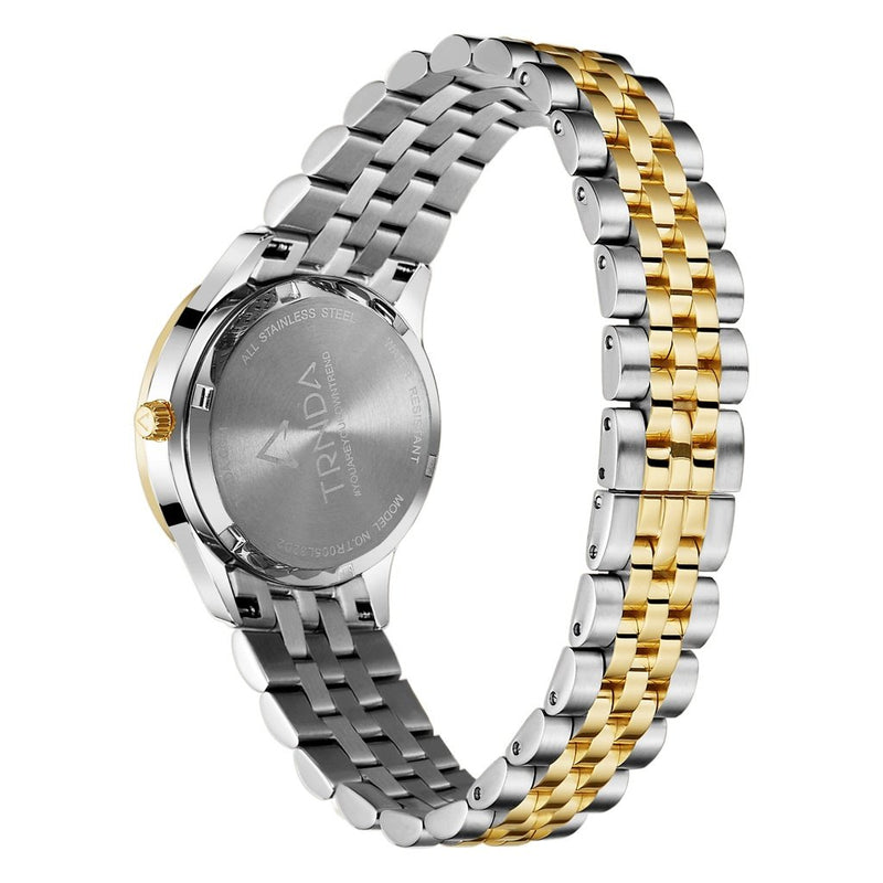 Trnda Women's Stainless Steel Watch, Silver & Gold Dial | Trn32mm by i-watch