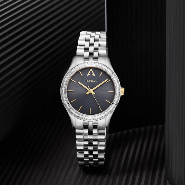 Trnda Women's Silver Stainless Steel Watch, Gray Dial | Trnda32mm by i-watch