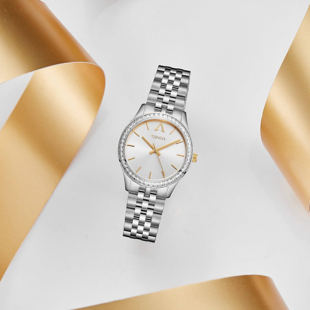 Trnda Women's Stainless Steel Silver Watch, Unique Dial | Trnda32mm by i-watch
