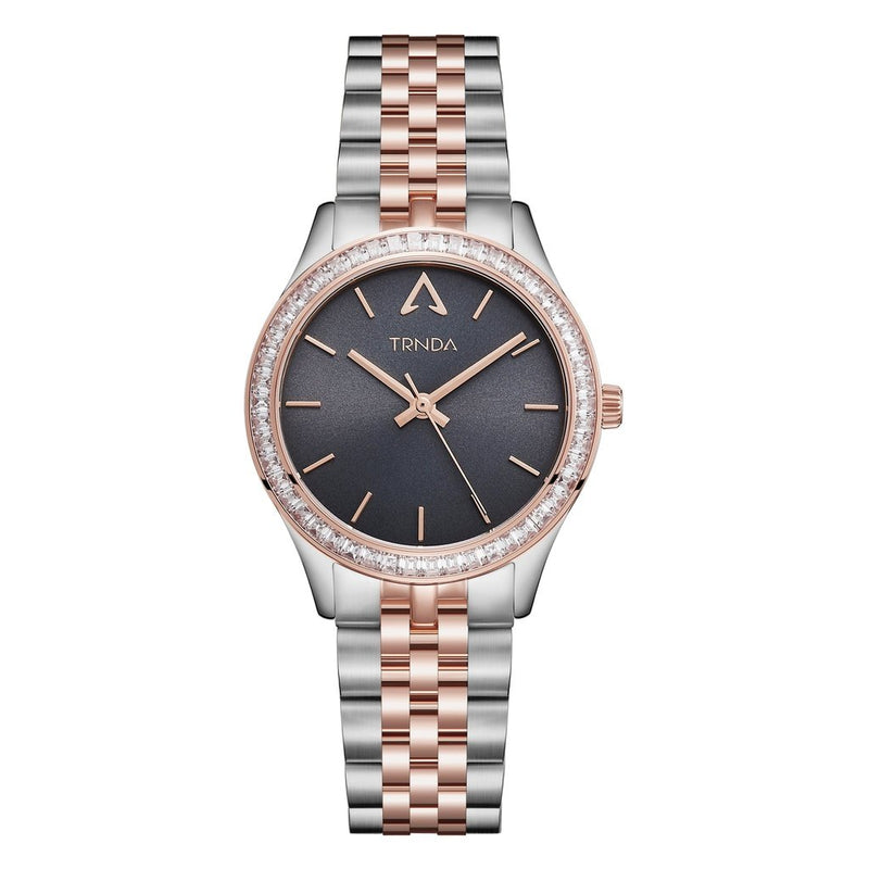 Trnda Women's Stainless Steel Watch, Gray Dial & Rose Gold | Tr32mm by i-watch
