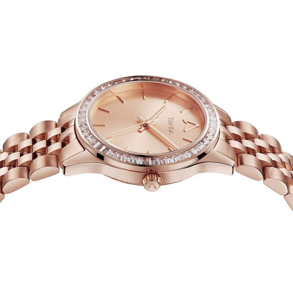 Trnda Women's Rose Gold Stainless Steel Watch, Round Dial | Tr32rg by i-watch