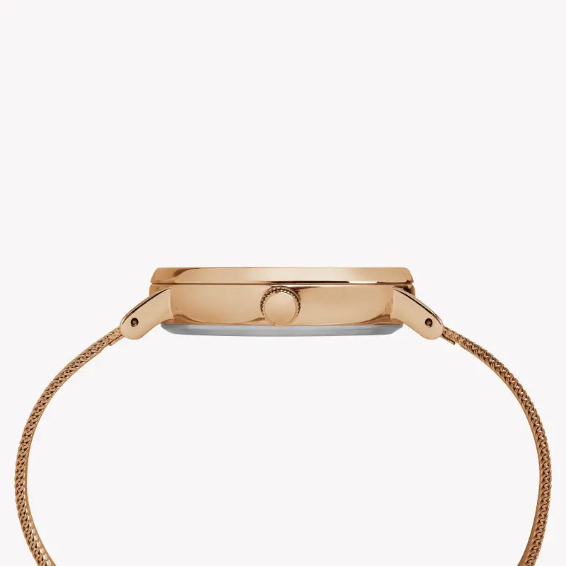 Timex Women's Rose Gold Watch, Off White Dial | Tw2r26400