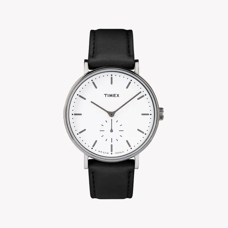 TIMEX ESSENTIAL FAIRFIELD TW2R38000 - MONTRE CLASSIQUE POUR HOMMES AVEC VEILLEUSE INDIGLO