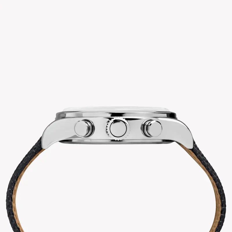 Timex Men's Black Fabric Watch, Silver Case | Tw2r38200