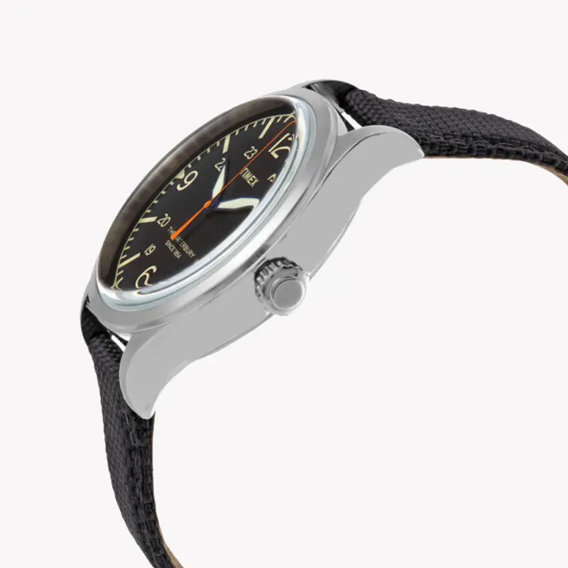 Timex Men's Black Fabric Watch, Black Dial | Tw2r38500 by i-watch