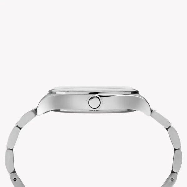 Timex Men's Silver Stainless Steel Watch, Black Dial | Tw2r38700 by i-watch