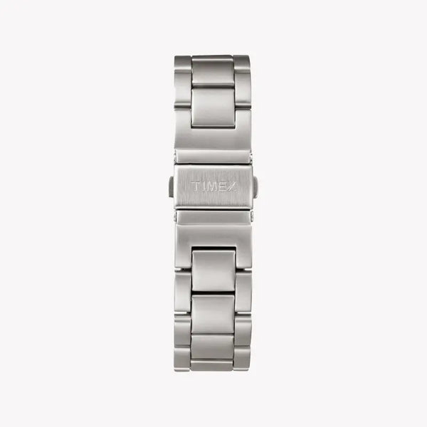 Timex Men's Silver Stainless Steel Watch, Blue Dial | Tw2r46000