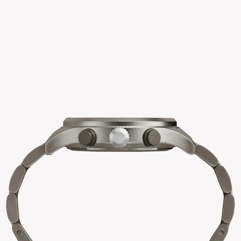 Timex Men's Gray Stainless Steel Watch, Black Dial | Tw2r47700