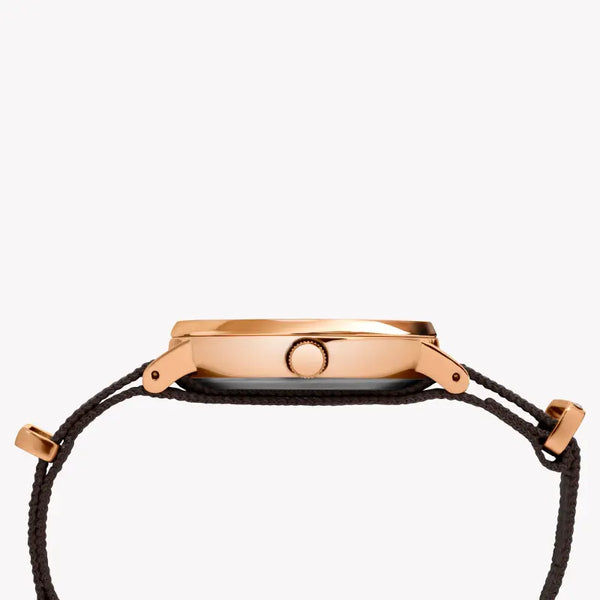 Timex Women's Gray Fabric Watch, Rose Gold Case | Tw2r48900 by i-watch