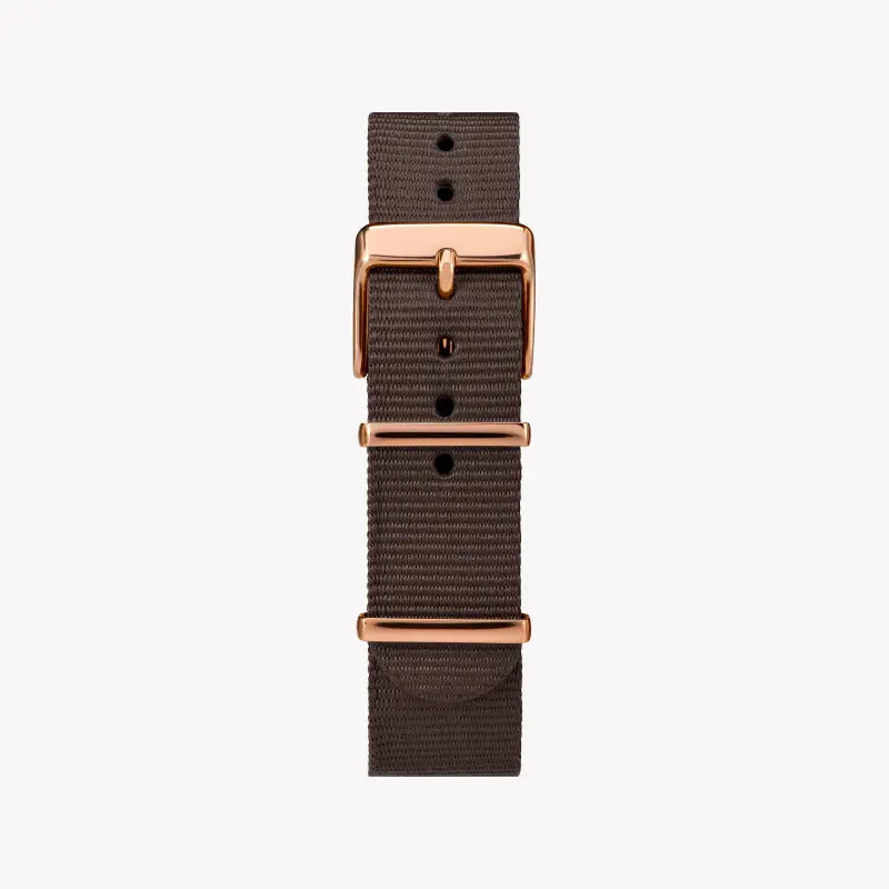 Timex Women's Gray Fabric Watch, Rose Gold Case | TW2R48900