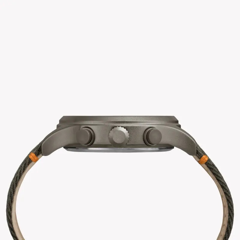 Timex Military Allied Tw2r60200 - Men's Green Fabric & Brass Watch With Indiglo Night-Light