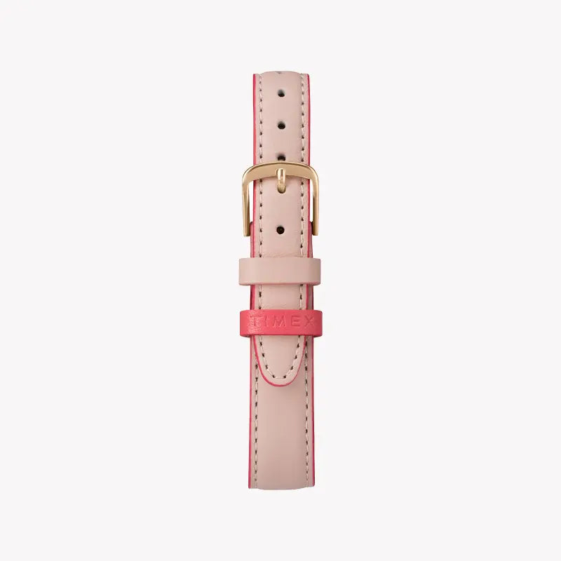 Timex Women's Watch With Rose Gold Brass Case And Pink Leather Band by i-watch