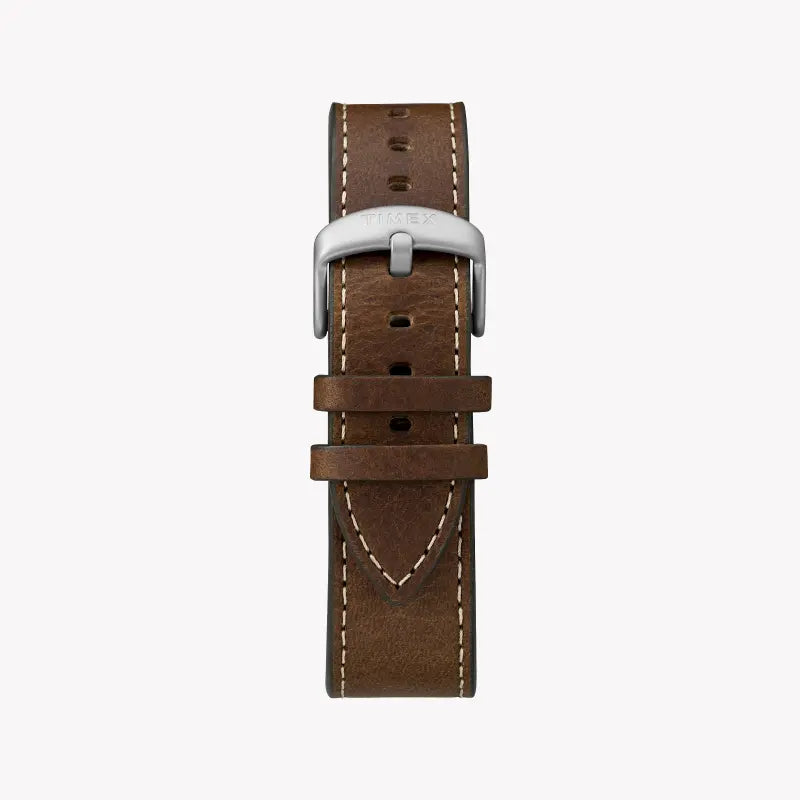 Timex Tw2r64200 City Casual Mod 44mm - Elegant Blue Dial & Brown Leather Men's Watch by i-watch