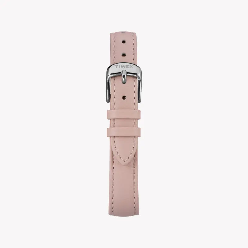Timex Women's Pink Leather Watch, Brass Case | TW2R66600