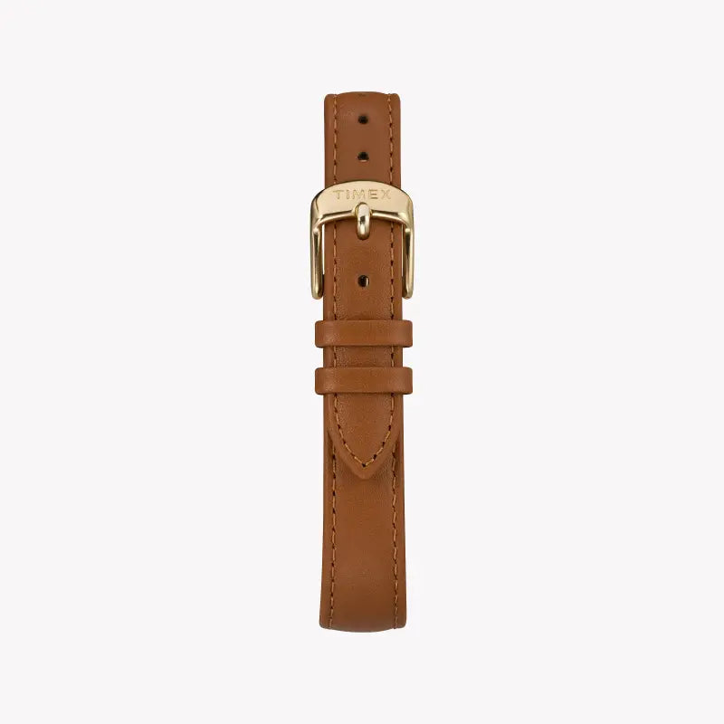 Timex Women's Watch With Gold Brass Case And Tan Leather Band by i-watch