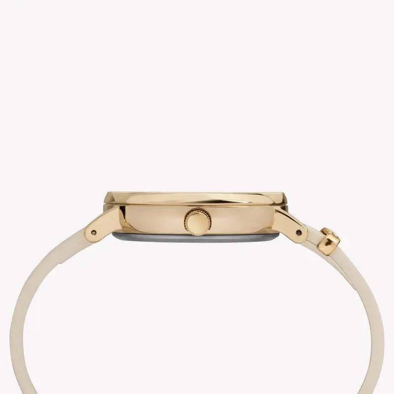 Timex Women's White Leather Watch, Off White Dial | Tw2r70500 by i-watch