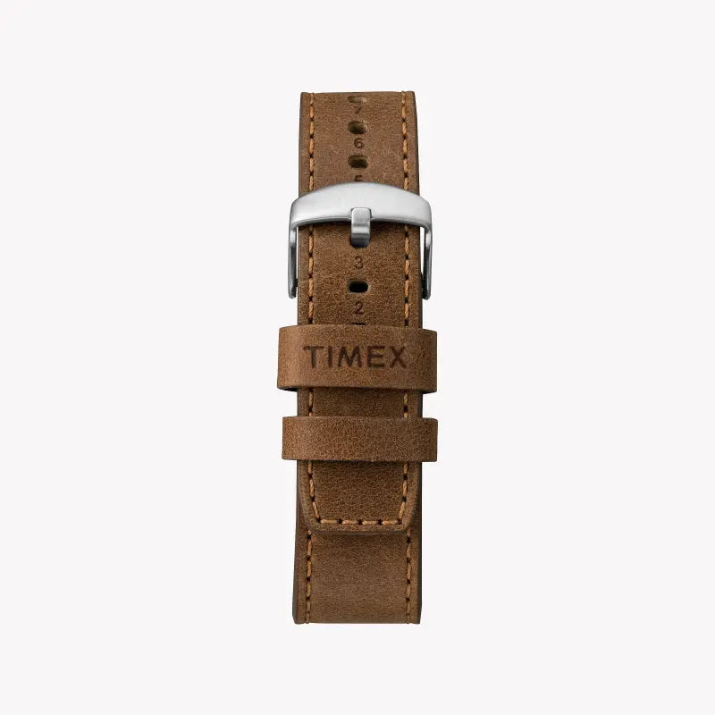 Timex Men's Stainless Steel Watch, Black Dial, Tan Leather | Tw2r70900 by i-watch