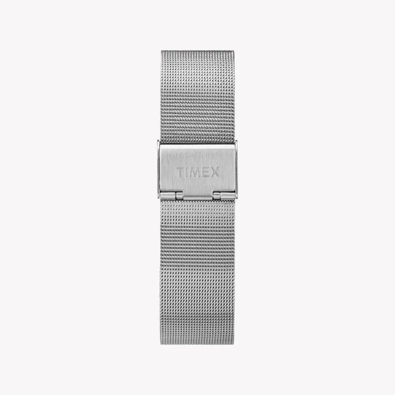 Timex Men's Silver Stainless Steel Watch, Black Dial | Tw2r71500 by i-watch