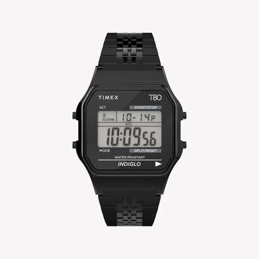 Timex Unisex Black Resin Watch, Digital Dial | Tw2r79400